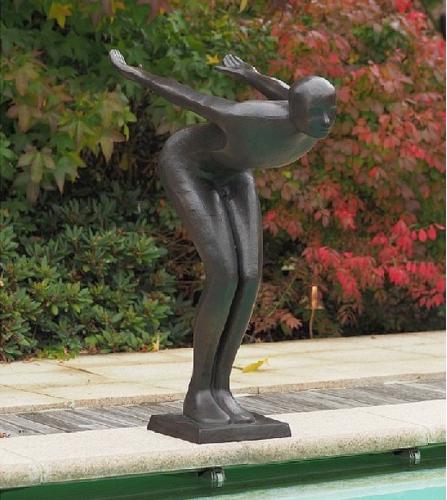 Bronze Figur Schwimmer Frederick