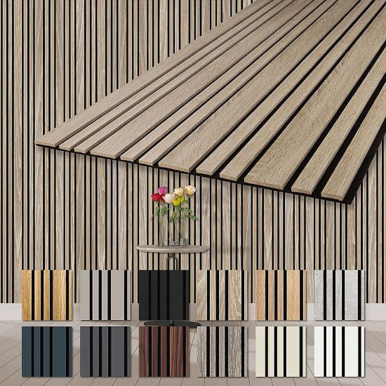 Akustik Lamellen Wandpaneele