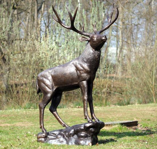 Bronze Figur Hirschfigur