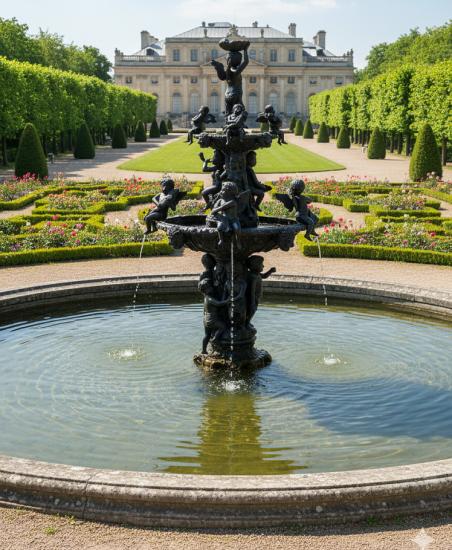 Klassischer Bronze Brunnen Figuren Garten Springbrunnen