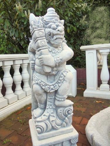 Maya Krieger als Maya Inka Azteken Torwächter Tempelwächter Steinfigur 62cm