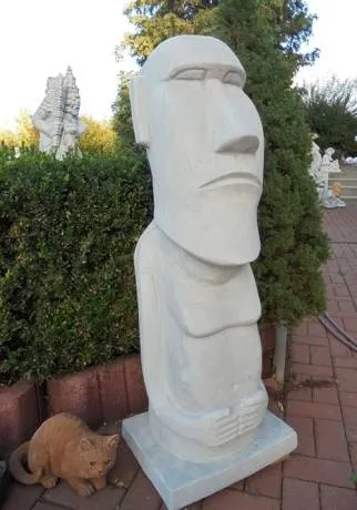 Moai Steinfigur der osterinsel