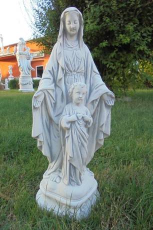 Maria Figur mit Jesus als Schreinfigur