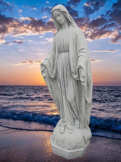 Heilige Madonna Mutter Gottes Steinfigur