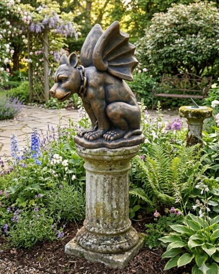 Fabelwesen Drachen Steinfiguren