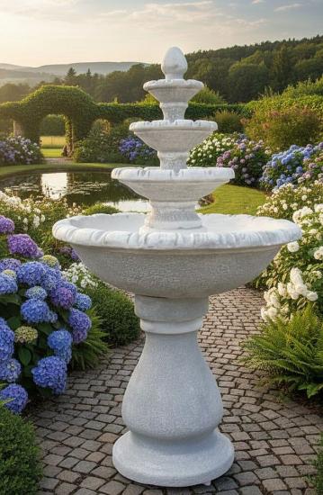 Kaskadenbrunnen Standbrunnen Gartenbrunnen