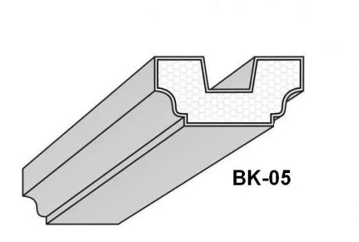 BK-05 Deckenbalken aus Styropor Balkenverkleidung Verkleidung Kassettendecken Balken 300cm