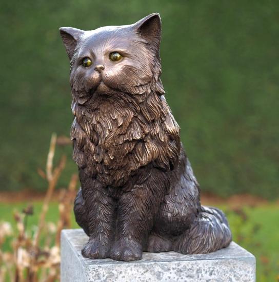 Bronze Garten Figur Katzen Figur