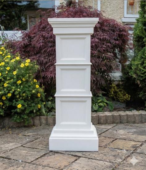 Torpfeiler System mit Sockel Beton Pfeiler Elemente 33x33cm Abdeckplatte 124cm