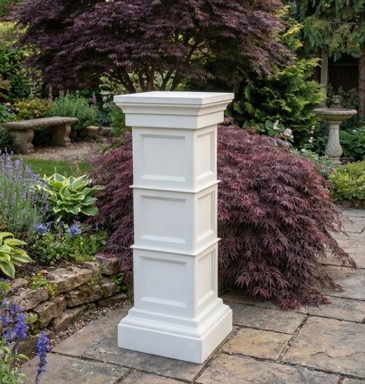 Torpfeiler System mit Sockel Beton Pfeiler Elemente 33x33cm Abdeckplatte 124cm