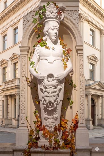 Karyatiden Wandfigur Neoklassizismus Fassaden Balkonwinkel Skulptur 160cm