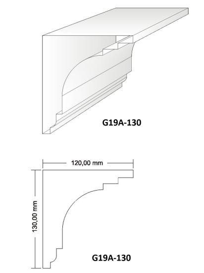 Gesims Leisten Styroporstuck