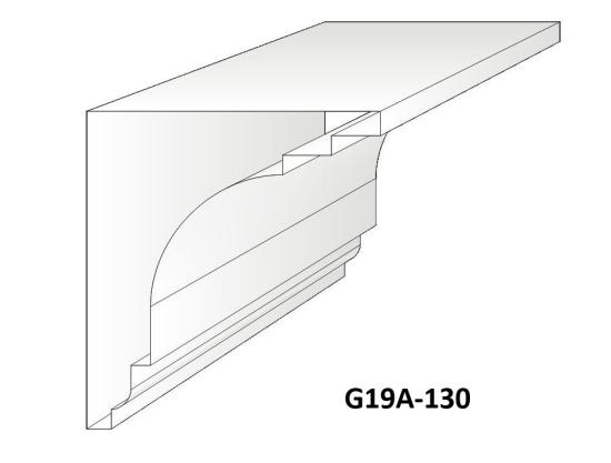 Dach Gesimsprofile auf Stypopor Basis