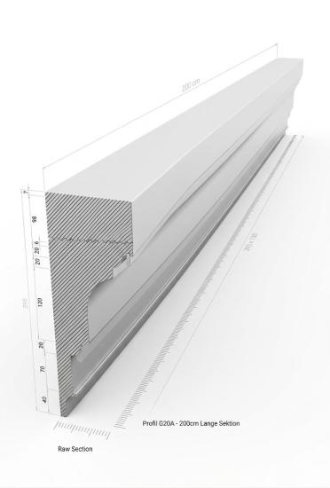Fassaden Styropor Stuck Gesims Profil Leisten Zierprofile G20A