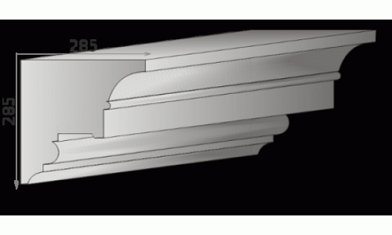 Aussenstuck Gesimsleiste Styroporstuck Fassadenleisten Fassadenprofile Fassadenstuck Profile 300cm G9A