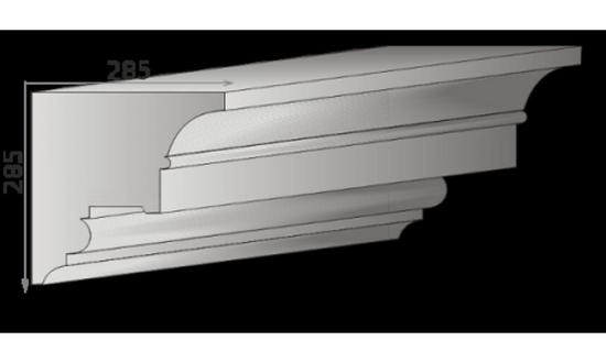 Aussenstuck Gesimsleiste Styroporstuck Fassadenleisten Fassadenprofile Fassadenstuck Profile 300cm G9A