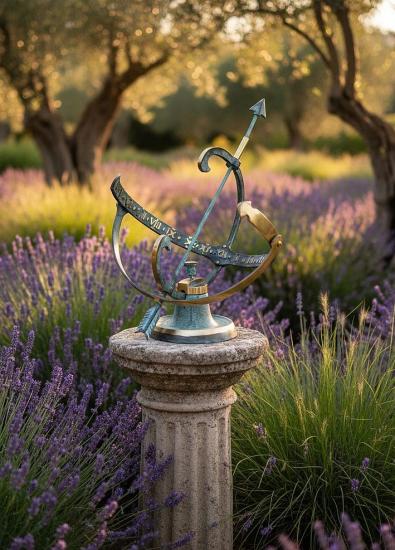 Historische Sonnenuhr Bronze