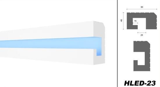HLED-23 Lichtleisten Profile