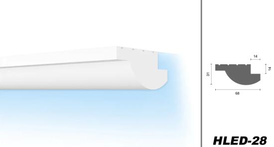 HLED-28 Lichtleisten Profile