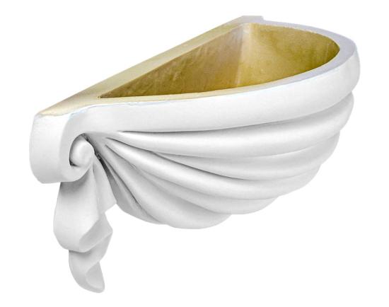 Zierstuck Wandleuchte