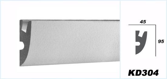 maßskizze lichtleiste kd304