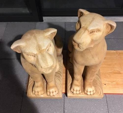 Panther Figuren Paar