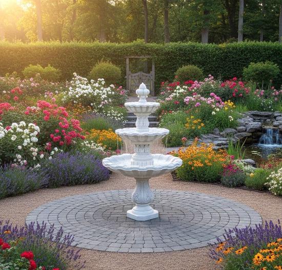 Etagen Springbrunnen