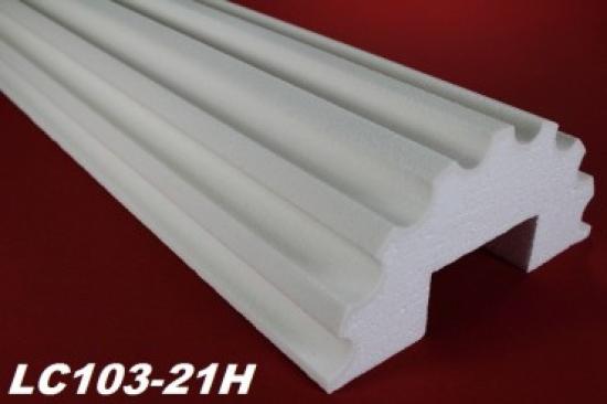 LC103-21H Styropor Halb Säulen Profil mit Rillen