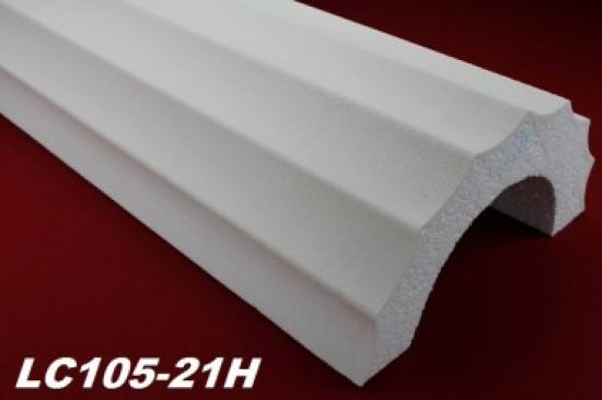 LC103-22H  Halbsäule mit Rillen Oberfläche