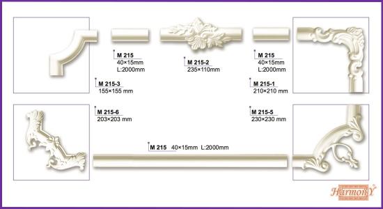 Deckenspiegel Flachleiste