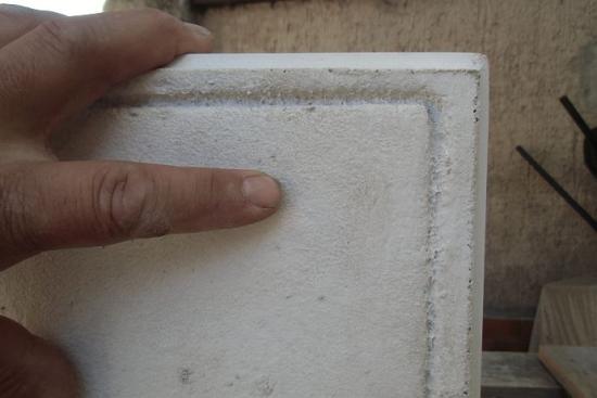 P219 Pfeiler Abdeckplatte Pfeilerplatte Pfeilerabdeckung Betonplatten 31x31cm