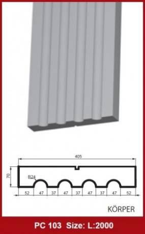 Pilastersäulen Maße 405mm
