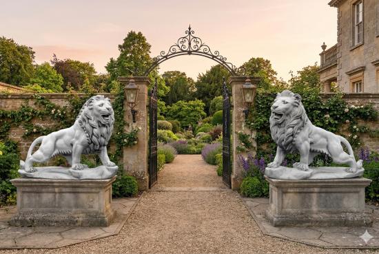 XXL Löwen Figur Link Rechts