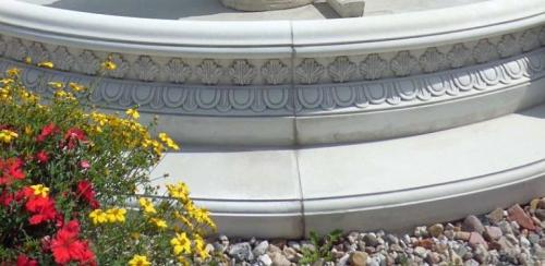 XXL Kaskadenbrunnen mit Wasserbecken Brunnenbecken 400cm Springbrunnen 280cm Gartenbrunnen