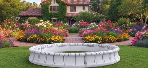 Wasserbecken für Gartenbrunnen