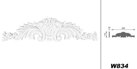 Fenster und Tür Stuck Bekrönung