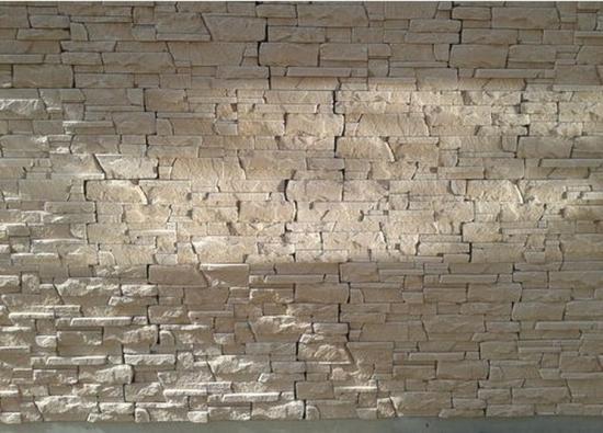 Riemchen Wandverkleidung Wandplatten Verkleidung Gips oder Weißbeton Wandverblender Steine 49x19cm