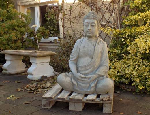 Gartenskulptur Buddha Figur