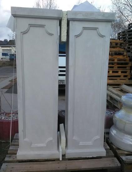 XL Torpfeiler mit Kugel von 205-220cm hoch ZO-7191CDE