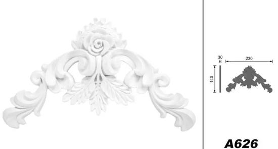 Fassaden Stuck Element und Innen Dekor Zierelement