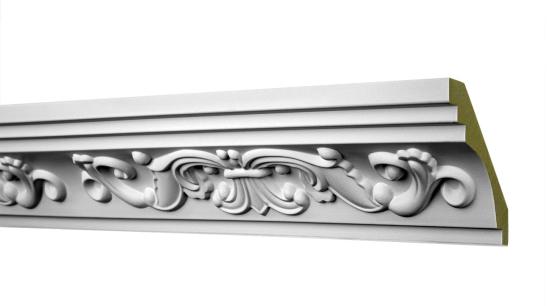 Hartschaumleiste mit Dekor