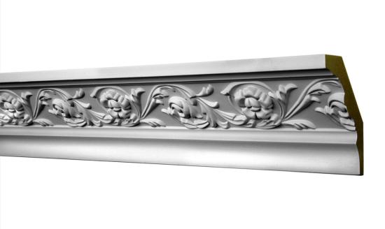 Hartschaumleiste mit Dekor