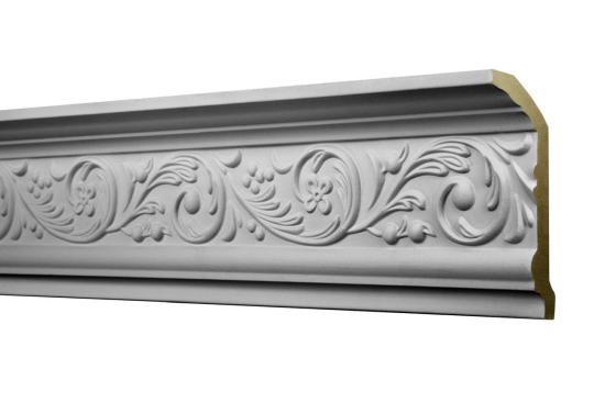 Hartschaumleiste mit Dekor