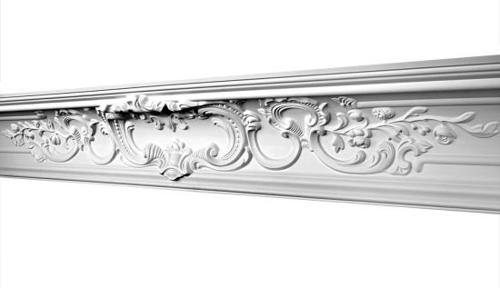 Decken Eckleiste mit Dekor