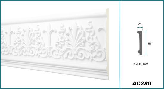 Wand Zierleiste Flachleisten Profil