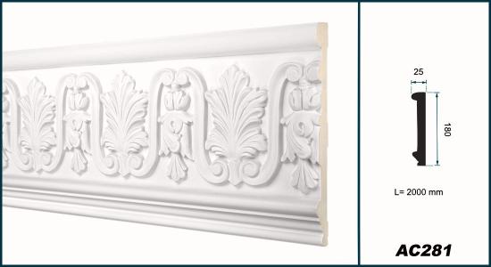 Wand Zierleiste Flachleisten Profil