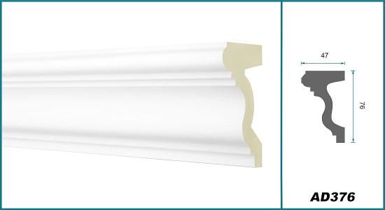 Deckenspiegel Flachleiste