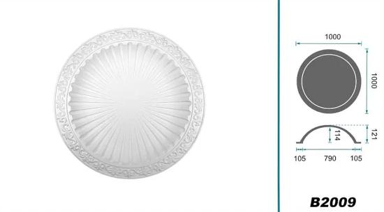 Deckenkuppel für Kronleuchter