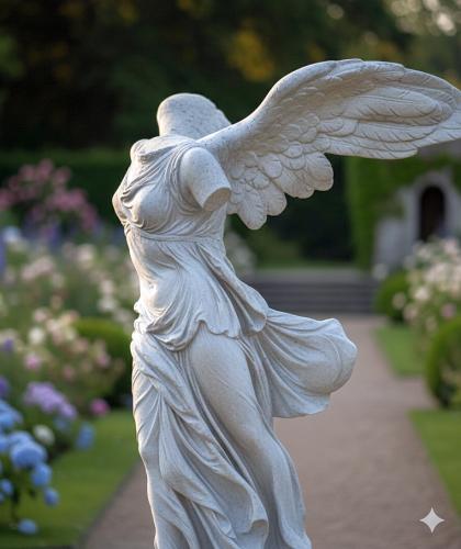 Nike von Samothrake Gartenfigur Nike Skulptur