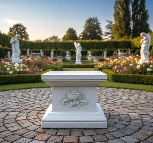 Sockel Podest Dekosockel Betonsockel für Figuren Pflanzgefäße
